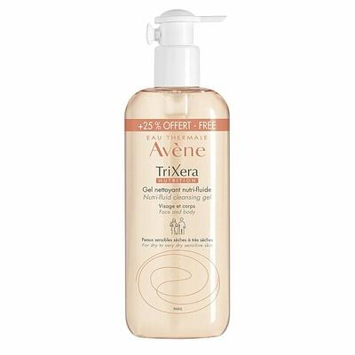 AVENE TRIXERA NETTOYANT NUTRI-FLUIDE 400ML disponible en parapharmacie à Kénitra centre ville khabazat ou en livraison partout au Maroc