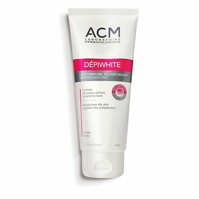 ACM DEPIWHITE LAIT CORPOREL ECLAIRCISSANT 200ML disponible en parapharmacie à Kénitra centre ville khabazat ou en livraison partout au Maroc