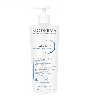 _DRAFT_ BIODERMA ATODERM INTENSIVE GEL CREME 500ML disponible en parapharmacie à Kénitra centre ville khabazat ou en livraison partout au Maroc