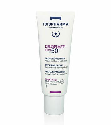 ISISPHARMA KELOPLAST SCAR SPF50+ 40ML disponible en parapharmacie à Kénitra centre ville khabazat ou en livraison partout au Maroc