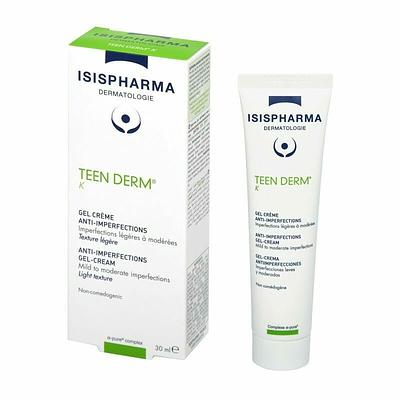 ISISPHARMA TEEN DERM K GEL CREME 30ML disponible en parapharmacie à Kénitra centre ville khabazat ou en livraison partout au Maroc